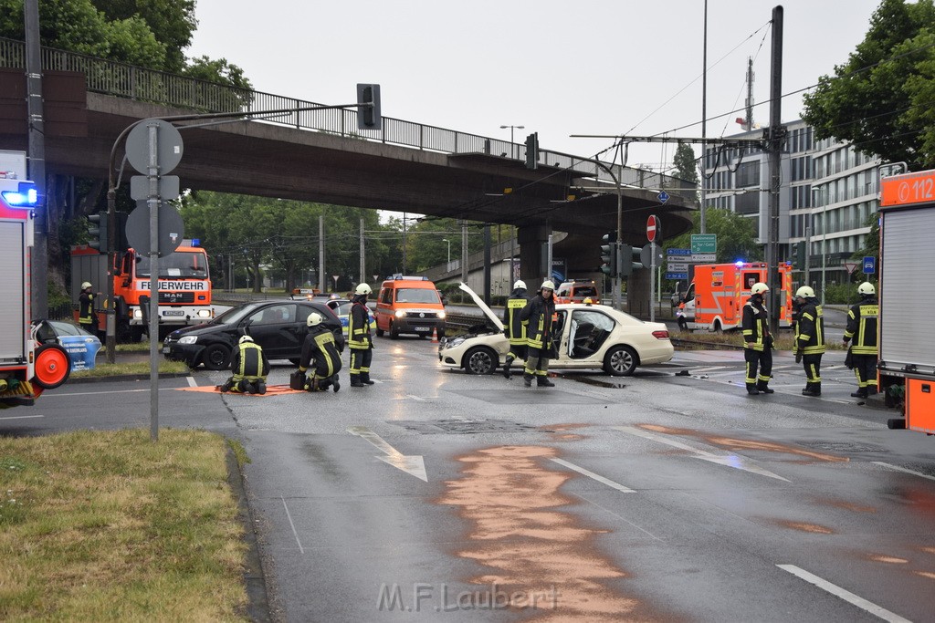 VU 3 Pkw Koeln Deutz Am Messekreisel P073.JPG - Miklos Laubert